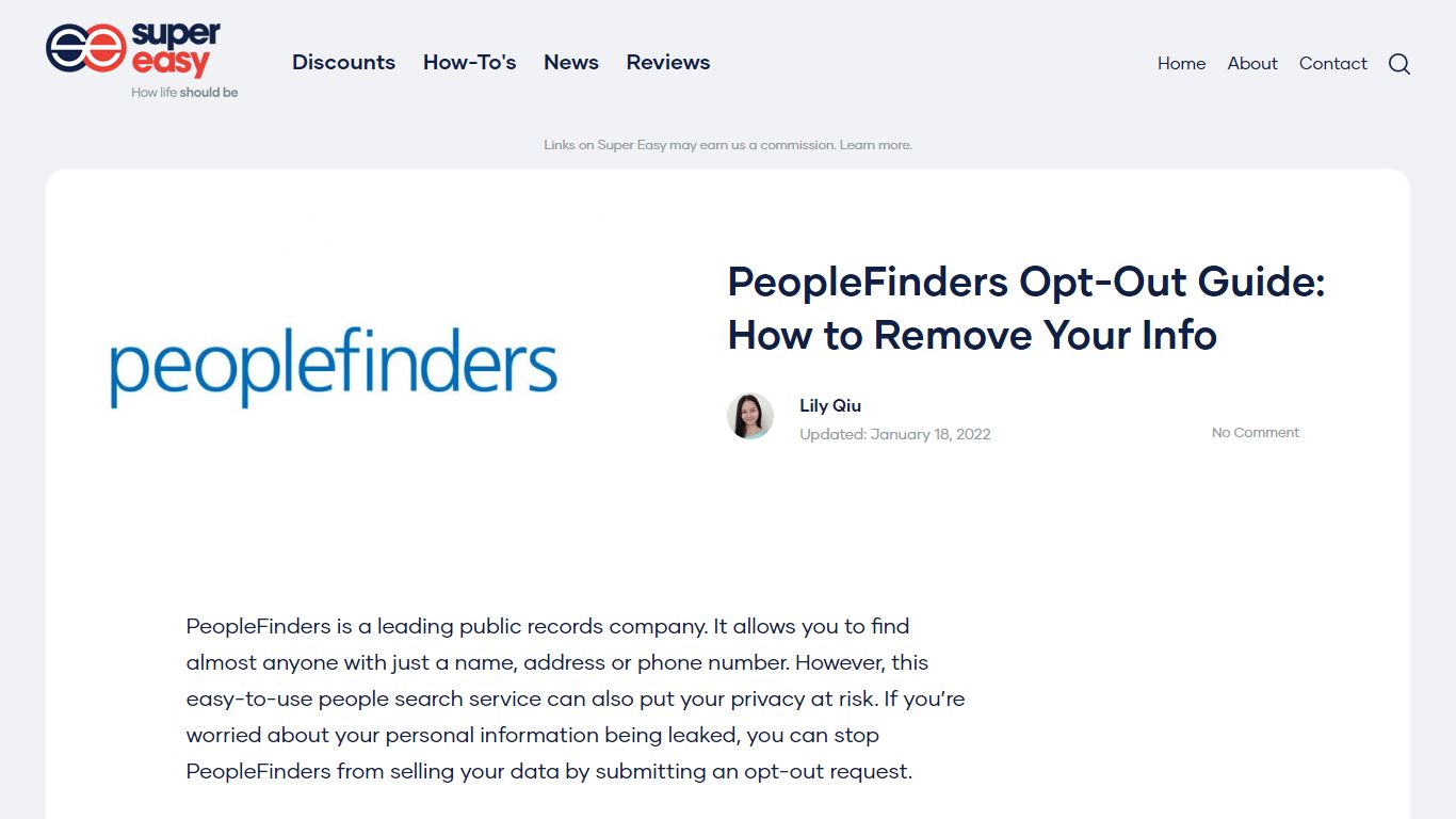 PeopleFinders Opt-Out Guide: How to Remove Your Info